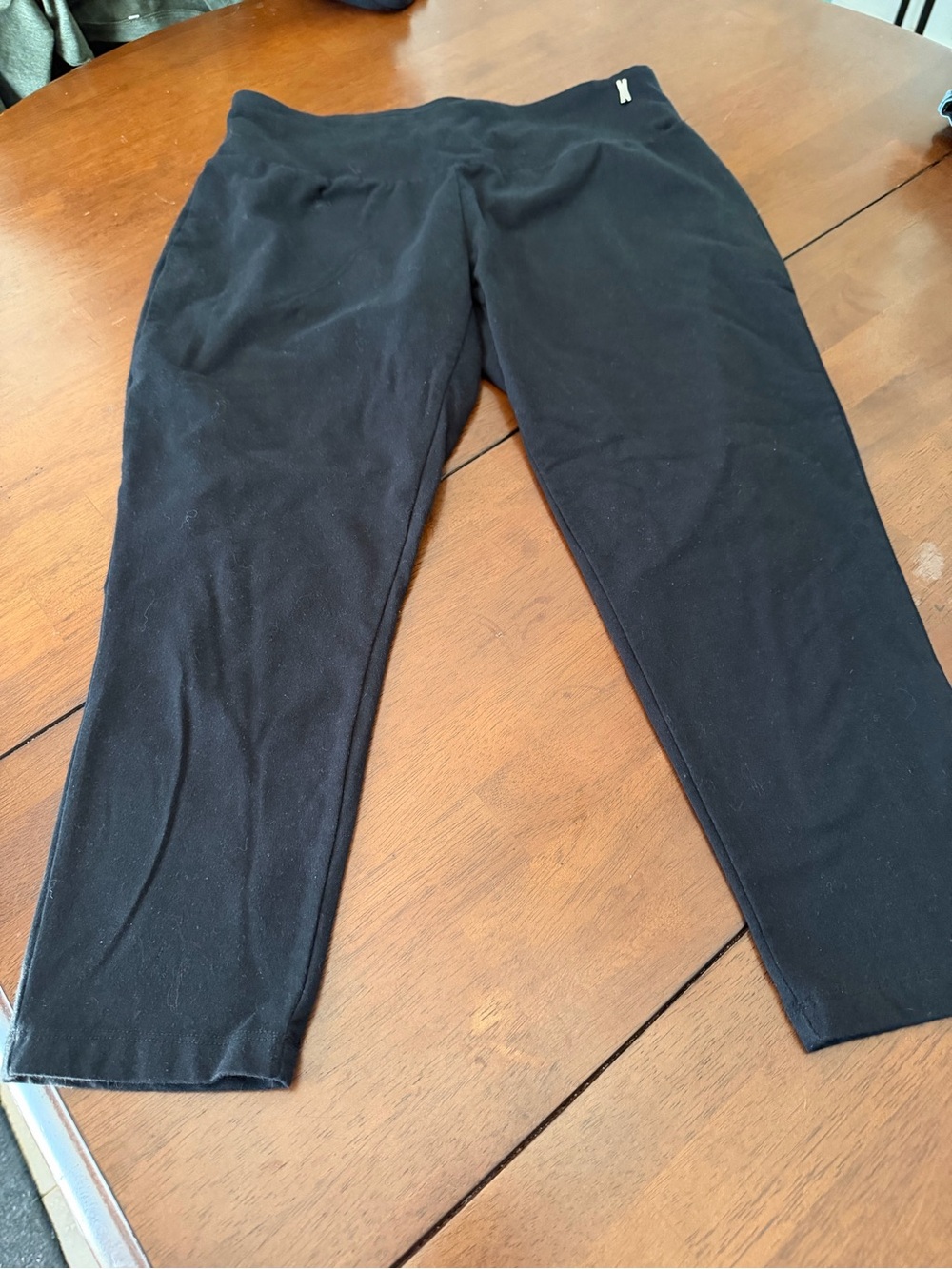 TEEZHER Women's Black Stretch Leggings - Classic Everyday Fit